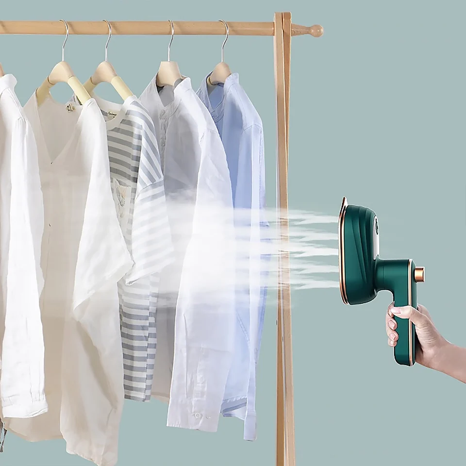 Odevný parník Mokré a suché žehliace ručné ručné parné železo 20s Rýchle zahrievanie kompaktného oblečenia Parník Lightweight pre domáce cestovanie