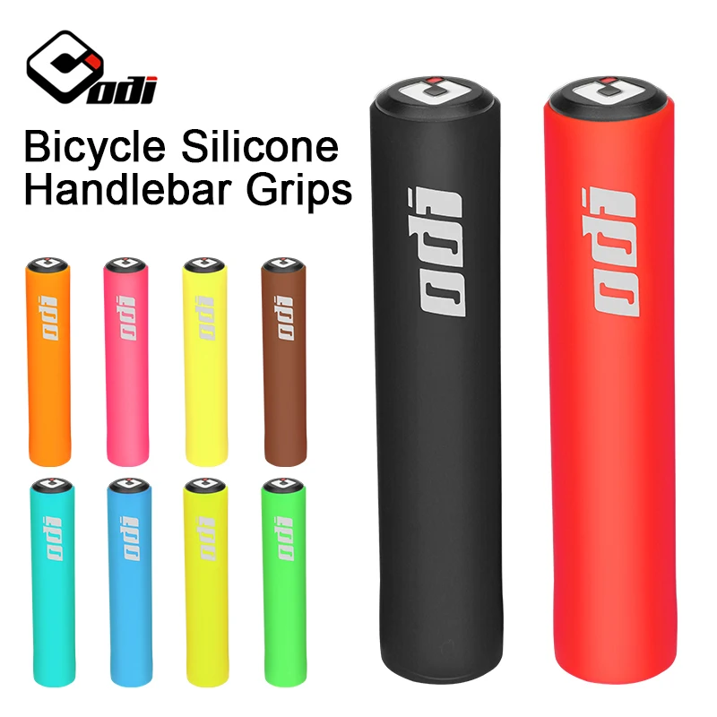 ODI Bicykel Silikónové rukovätia rukovätia skladacích rukovätí na bicykli jazdiaci na bicykli s nárazom nepoškvrnia MTB Road Cycling Cycling príslušenstvo