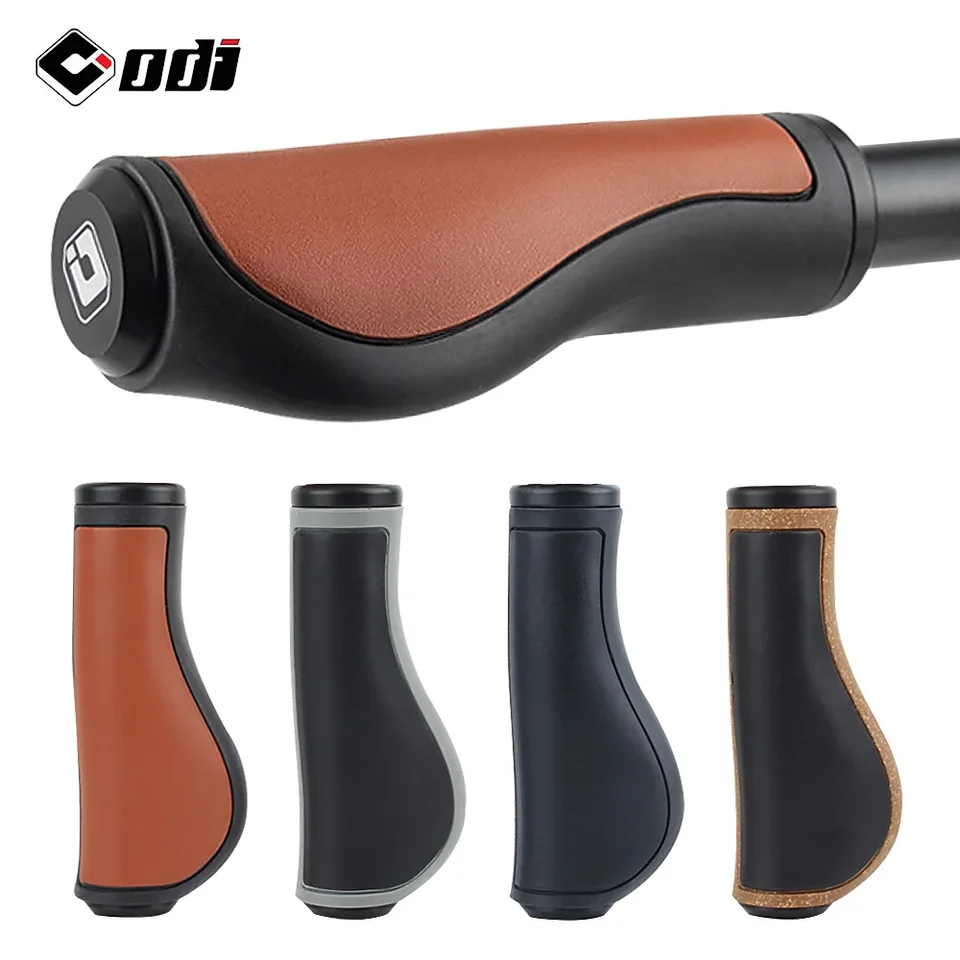 ODI skladacie rukoväte bicyklov retro štýl dub/kožený materiál pre bromptonové skladacie rúčky bicyklov bicykel príslušenstvo riadidlá