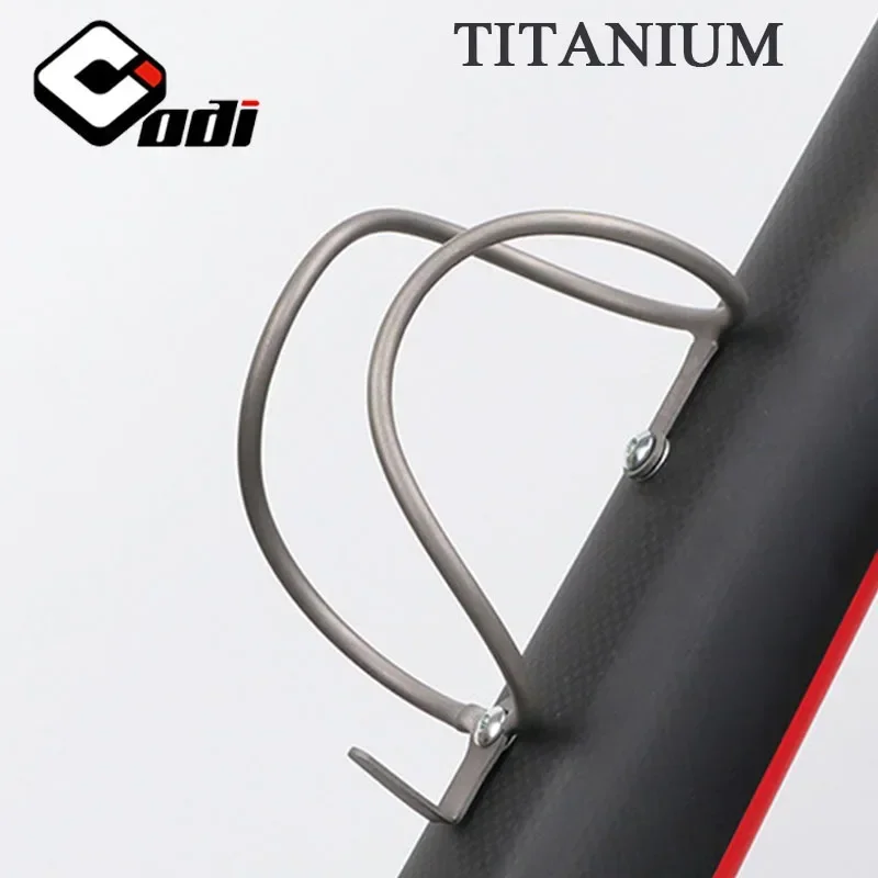 ODI titánový držiak na bicykle držiak na bicykle Ultralight Road Mountain Bike Bikt Bottle Cage Titanium zliatina cyklovanie kanvica Riding Cup Mount Mount Mount