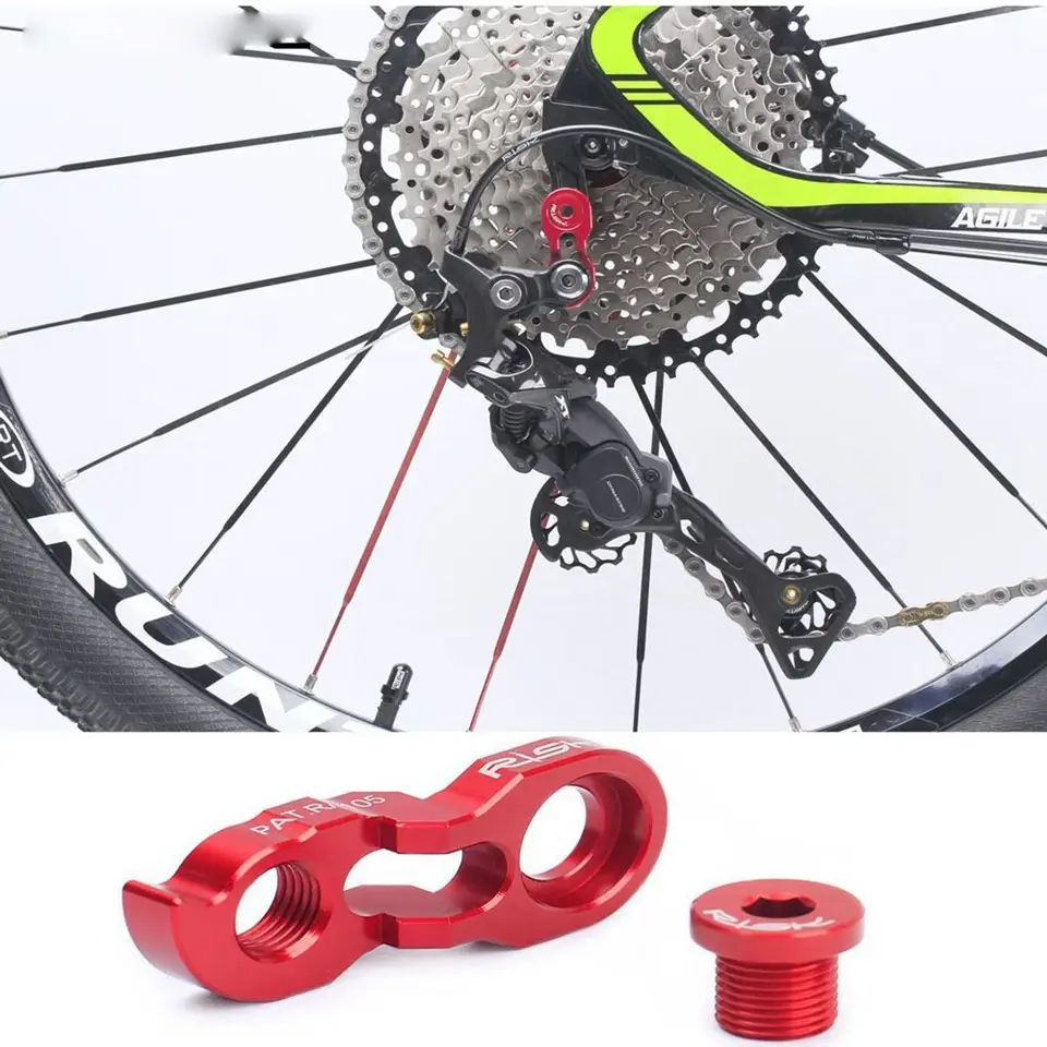 Odolné hliníkové zliatinové bicykle Zadná prehadzovacia prehadzovač predlžovanie MTB Bicykel Rámový rámec Tail Hook Extender Bicycle Tools