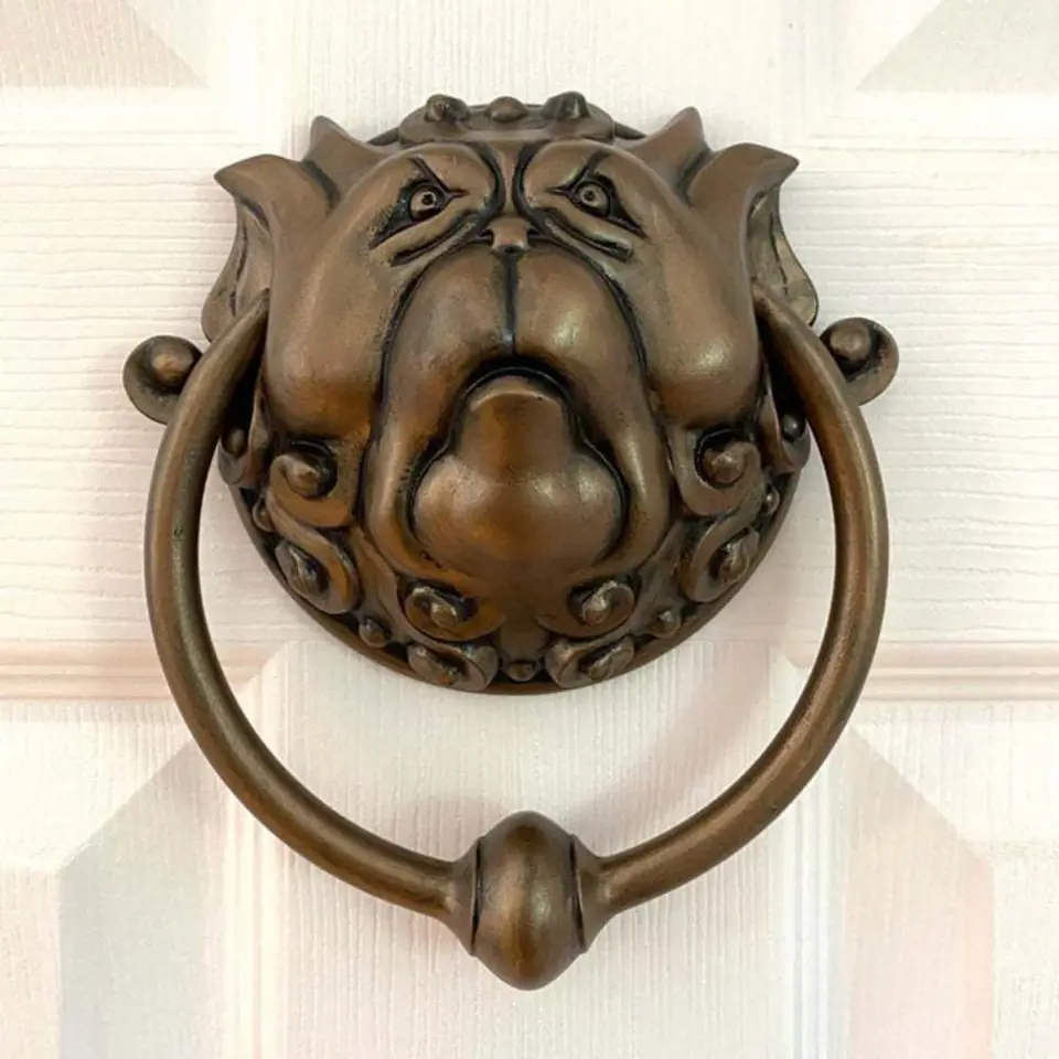 Odolné vintage ústa brána rukoväte rukoväte živé živice rukoväť na stenu zavesenie drakových knocks classics classic brána brána knocker