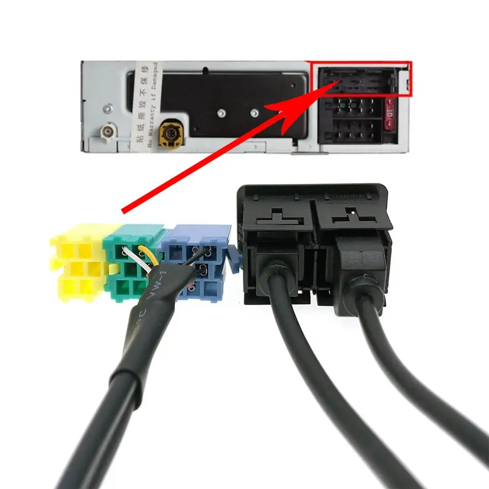 Odolný automobilový adaxový adaptér Náhrada 20 Pin Converter Socket CD Changer Player Prehrávač pre Hyundai Kia