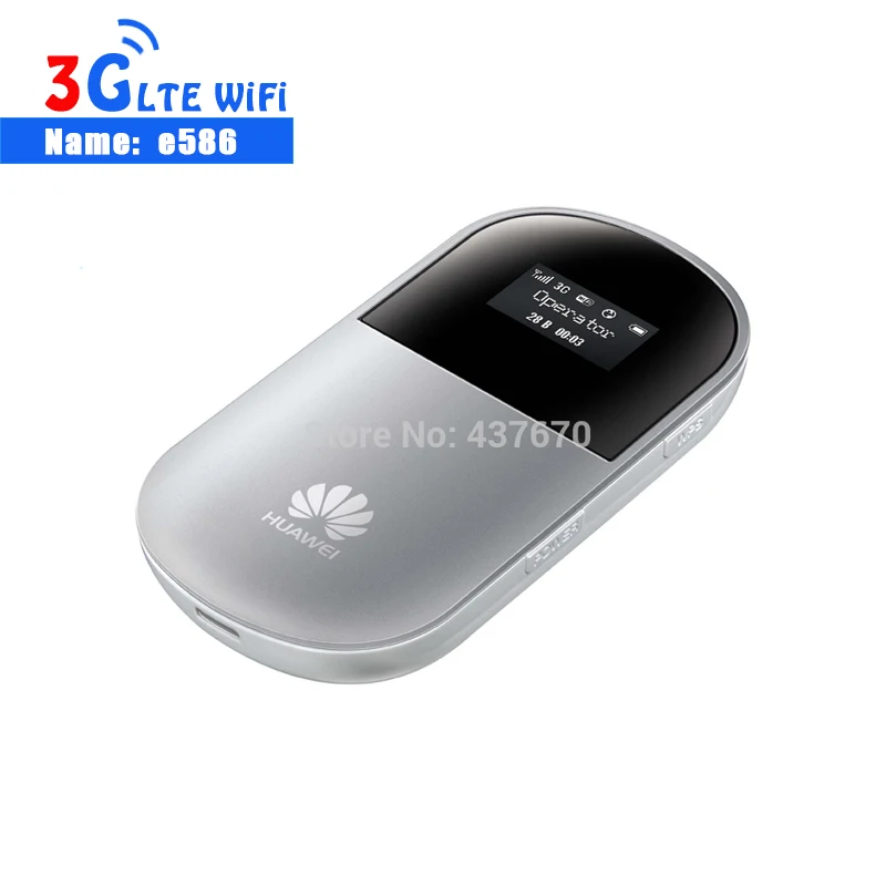 Odomknutý Huawei E586 WiFi 21,6 Mbps 3G Router WLAN HOTSPOT MODEM