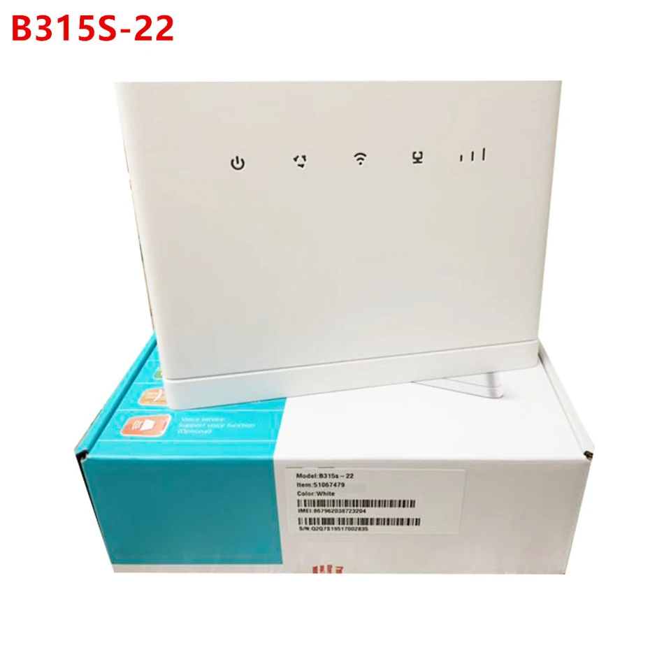 Odomknutý pre smerovač Huawei B315 B315S-22 3G 4G LTE CPE Router Wireless WiFi s anténami antény 2pcs