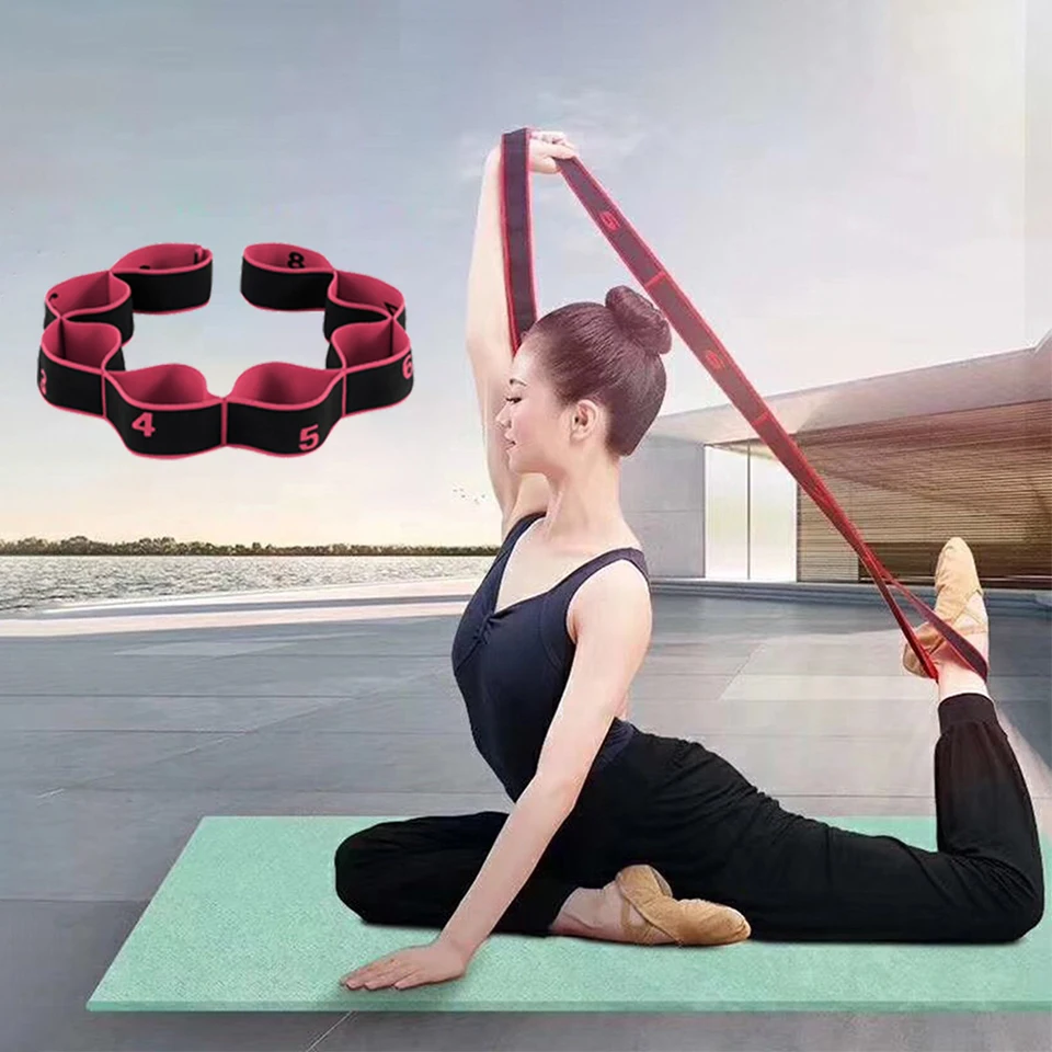 Odporová skupina elastická nylonová napínacia skupina opakovane použiteľné roztiahnuteľné cvičenie Workout kapela domáca telocvičňa Fitness Sport Belt Yoga Gymnastic