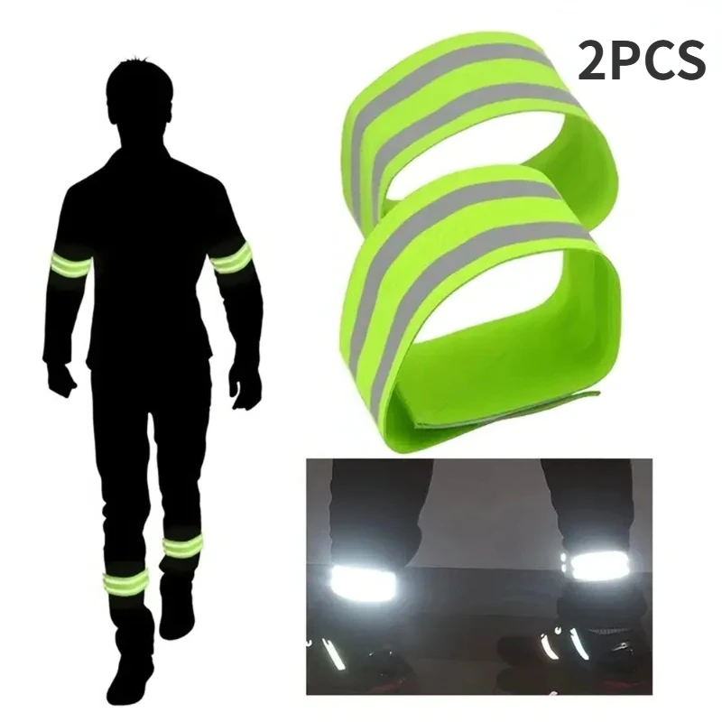 Odrážajte popruhy pre nočné chôdze cyklistické bežecké reflexné pásma reflexných reflexných reflexných reflexných pásov pre náramky
