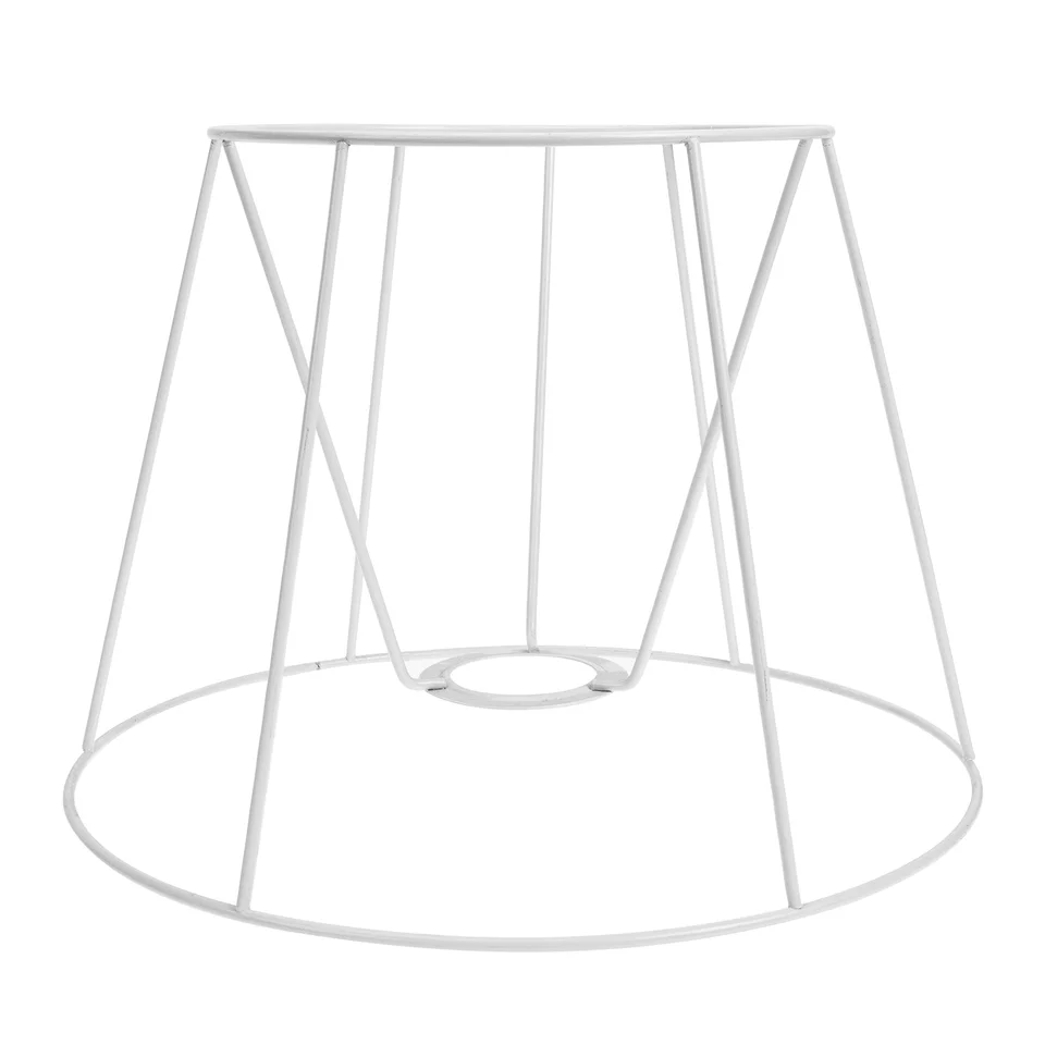 Odtieň držiak lampa s obrazovkou Rám s malými krúžkami Malé krúžky retro dekorálne obálka Fitter DIY Vintage pre stôl svetlo