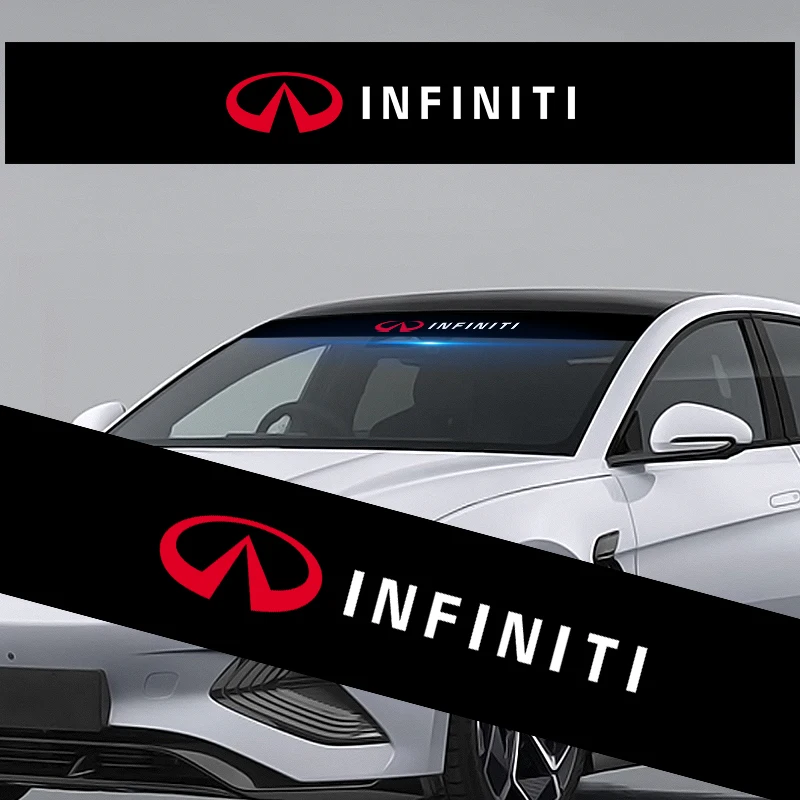 Odtieň predného okna Auto pre dekoratívnu nálepku pre Infiniti FX35 Q50 G35 Coupe QX70 FX G37 Q30 QX56 I30 M35 FX37 QX4 QX60 FX50 M37