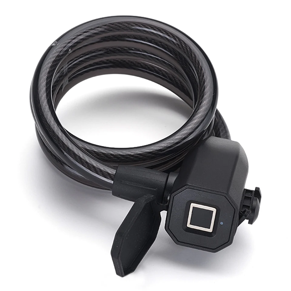 Odtlačok na bicykli zámok USB nabíjanie nabíjania bezkľúčového motocykla Biometrický zámok odtlačkov prstov pre elektrický bicykel