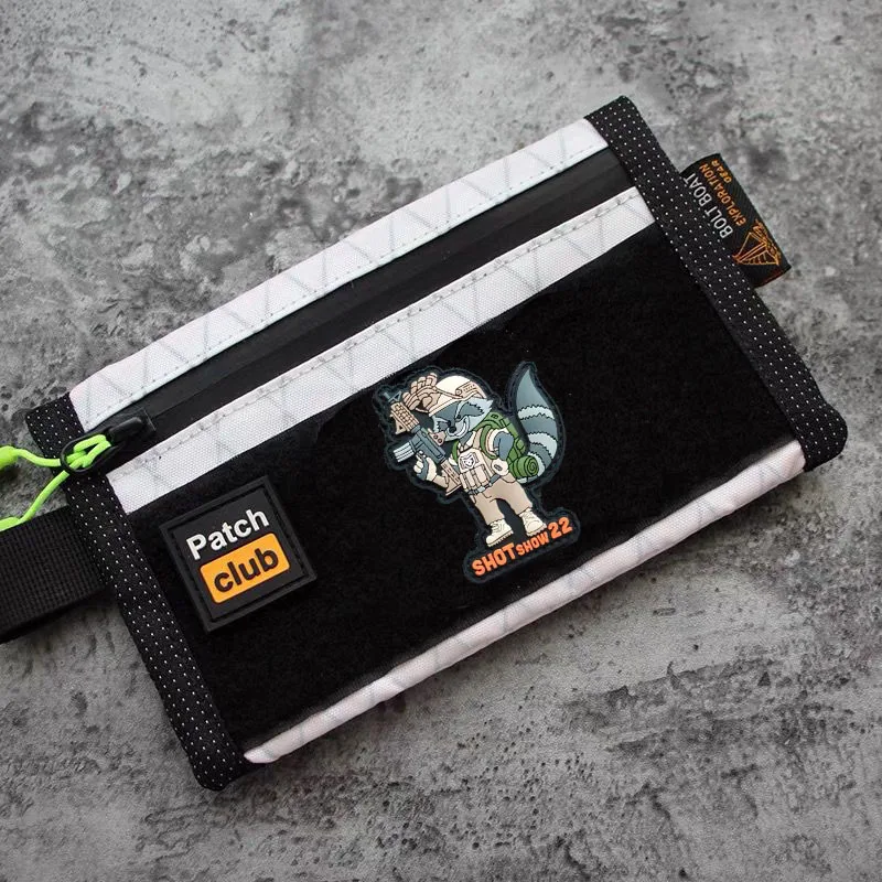Odznak morálky mývalovej légie, fanúšikovia armády PVC Soft Tactical Patch, Personalizované trojrozmerné vojenské batohové nálepka