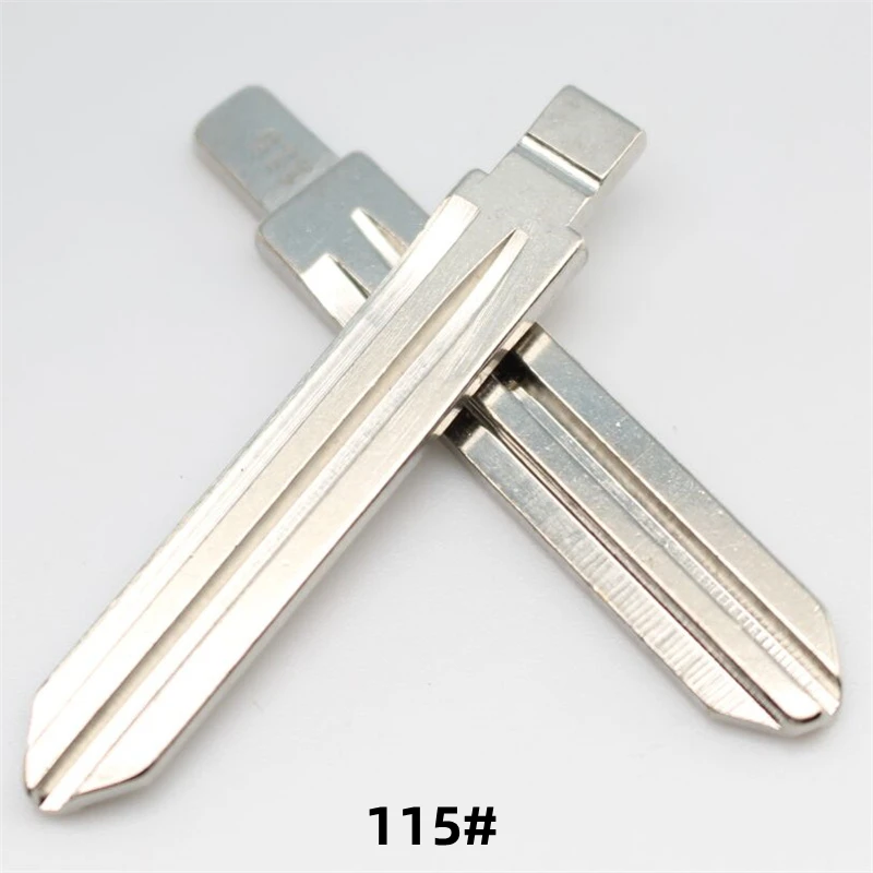OEM 20PCS 115# Originálny prázdny kovový nezrezaný flip diaľkový kľúče pre KIA 2012