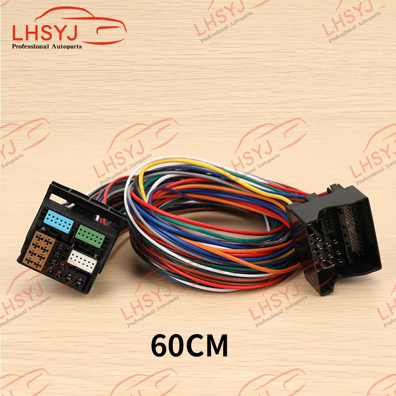 OEM 52 PIN Upgrade Quadlock MQB Extension Adapter Cable pre sedadlo Audi A4 a6 pre BMW pre VW Golf VI Jetta Mk5 Mk6 Passat B6
