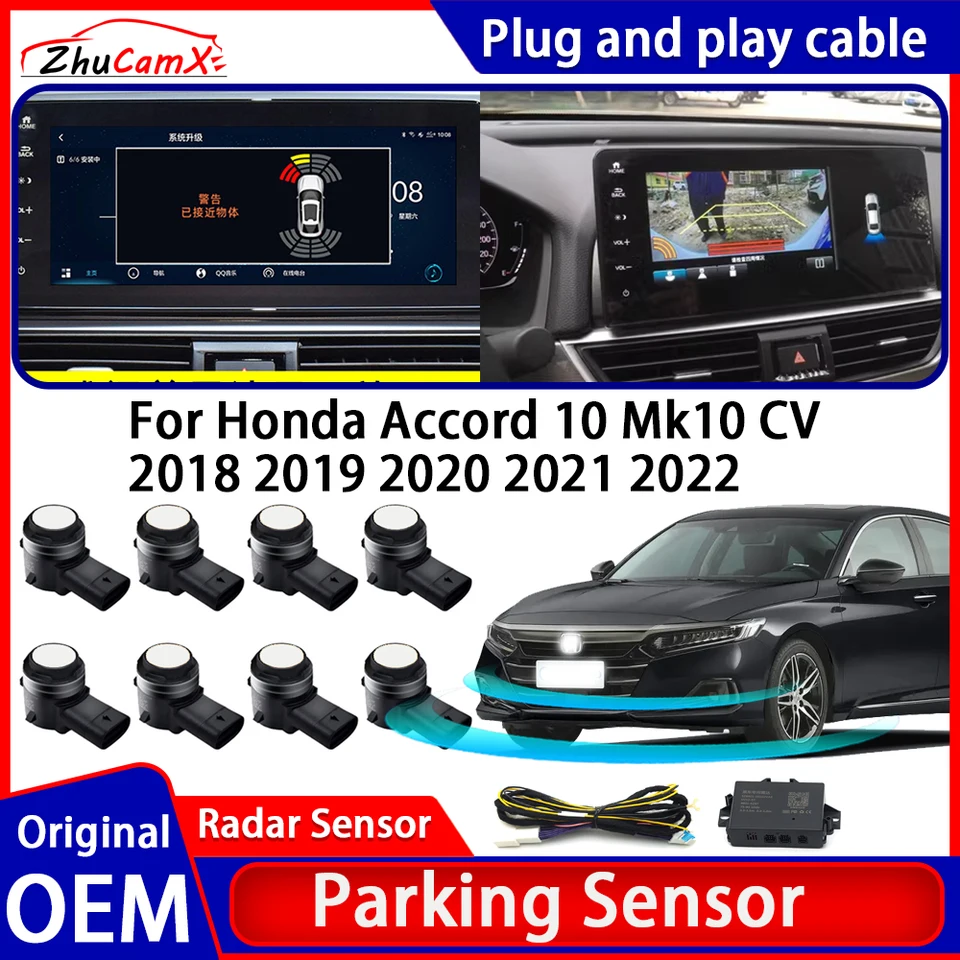 OEM Parkovací snímač Sit Sit Buzzer Alarm Radar Radar Detector System pre Honda Accord 10 MK10 CV 2018 2019 2020 2021 2022