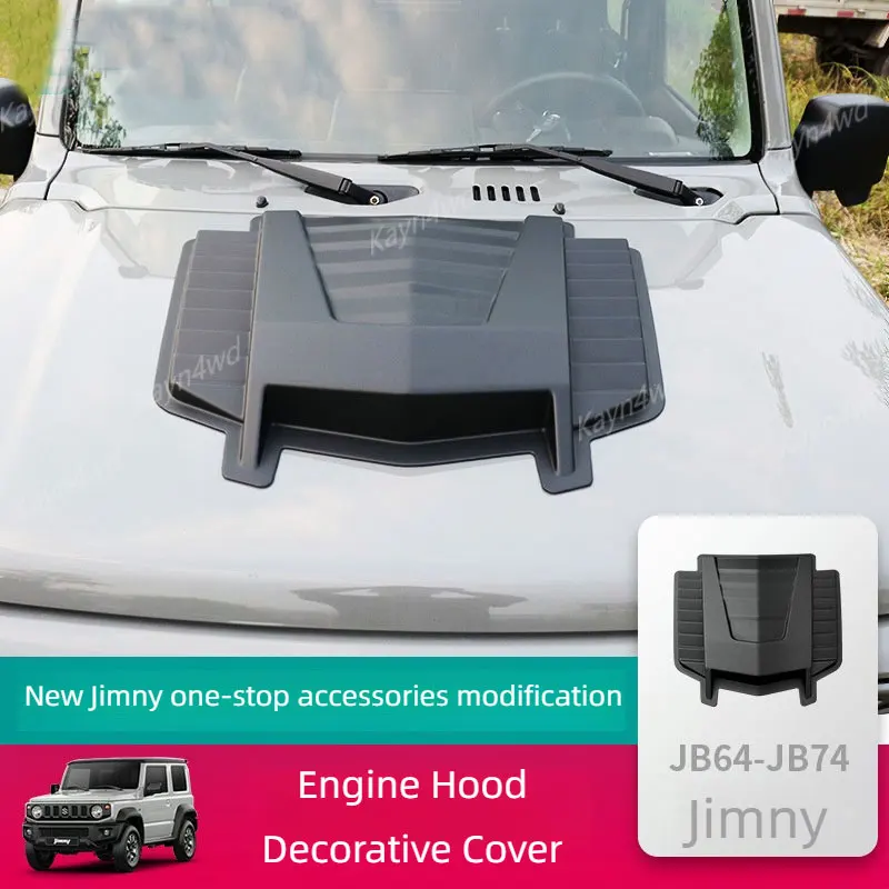 Off Road 4x4 Modifikácia Exteriérové ​​príslušenstvo ABS Motor Decorative Cover Cover Canr Armor Trim pre rok 2019+ Suzuki Jimny JB64 JB74