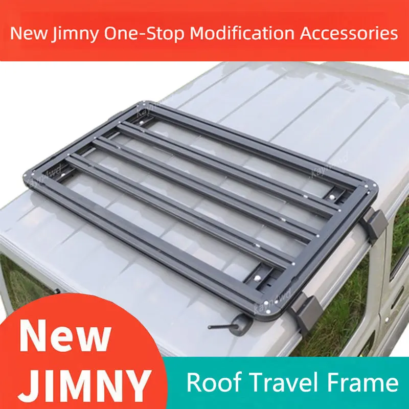 Off Road 4x4 Modifikácia vozidla Príslušenstvo Polovičné strechy Rack Box Luggage Rack Rám z roku 2019+ Suzuki Jimny JB64 JB74