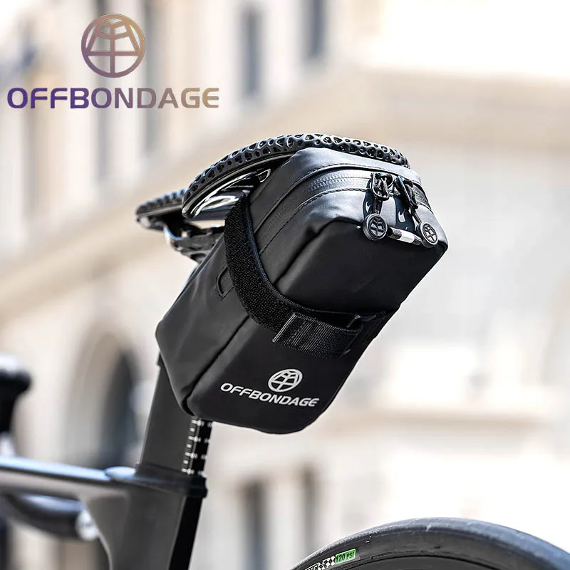 Offbondage Bicycle Bag Saddle vrecko vodotesná kapacita zadného cyklovania zadné sedadlo MTB Road Road Storage Bag Bicke Doplnky