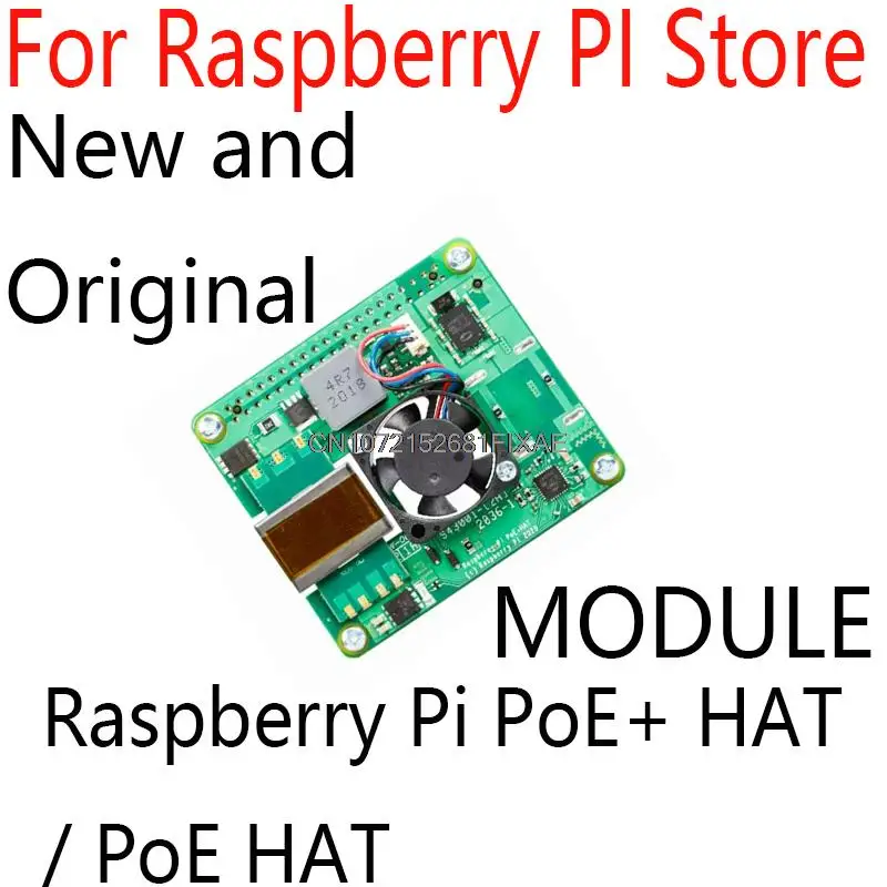 Oficiálne právomoci Raspberry Pi 4 & Pi 3 B+ cez ethernetový kábel maliny pi poe+ klobúk / poe klobúk