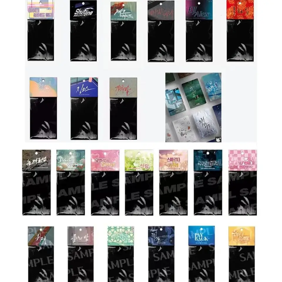 [Oficiálny originál] Fotografické karty Lezhin/Bomtoon Collection Jinx Smyrna a Capri BJ Alex Definujú vzťahy
