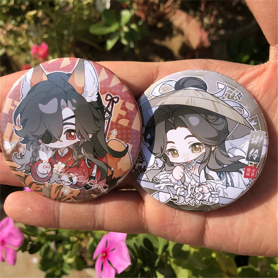 Oficiálny požehnanie hry Nebesia Tian Guan Ci Fu Hua Cheng Xie Lian Cosplay Cossplay Odznak