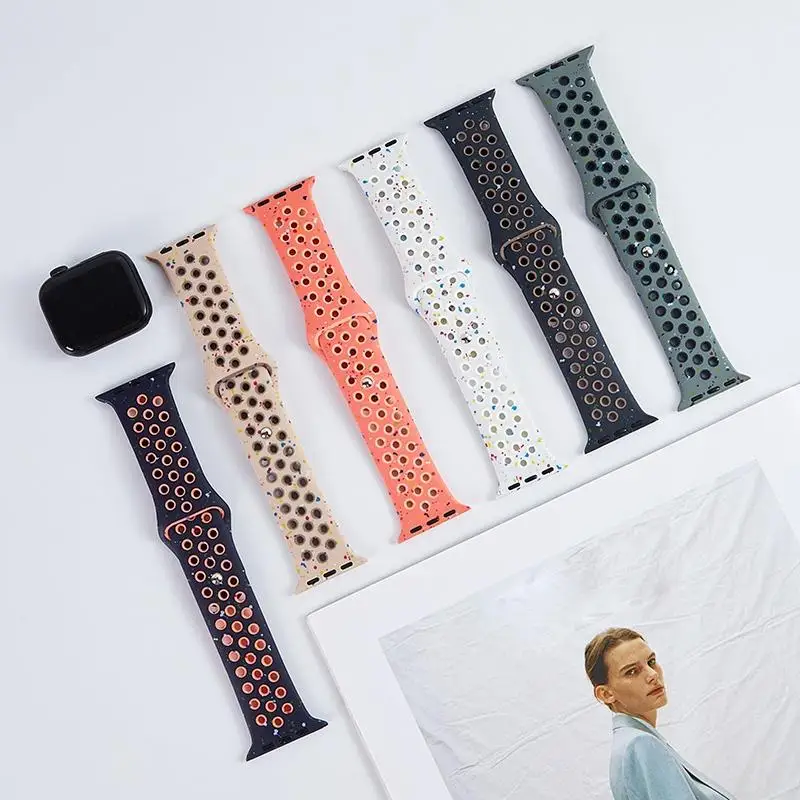Oficiálny website remienok pre Apple Watch Band 46 mm 45 mm 44mm Silikone Original Original náramok Iwatch Series 9/9/8/7/6 Ultra 2 49 mm