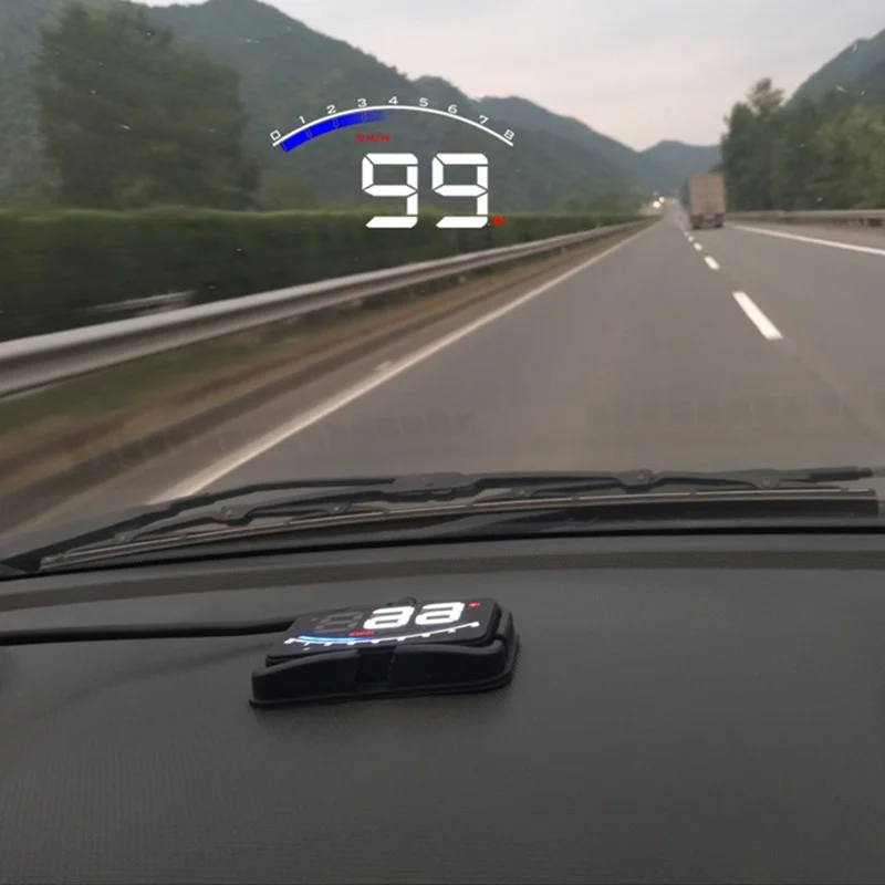 Ohanee new M6 HUD Head Up Display CAR-STYLING HUD Displej nadmerne rýchlej výstražnej výstražného skla projektor Alarm Universal Auto M6