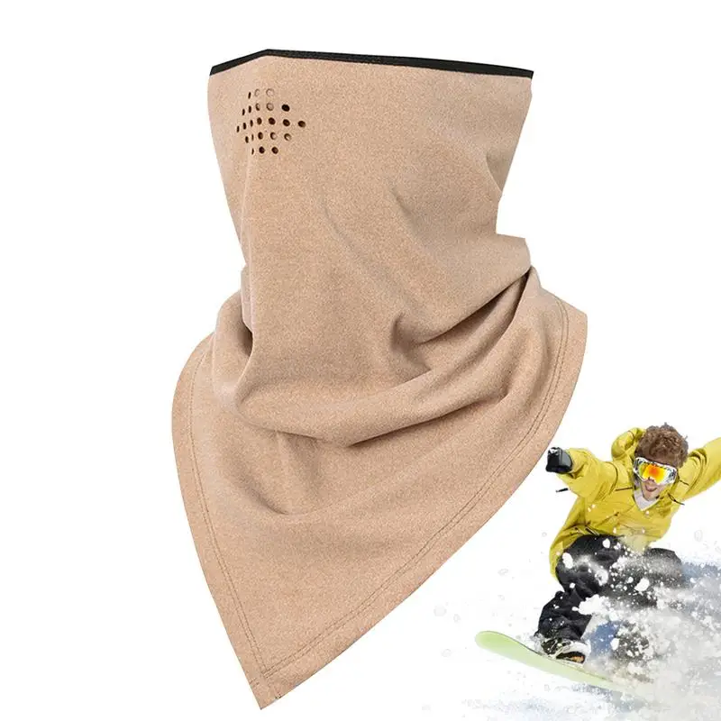 Ohrievač krku snood lyžiarsky kryt krk gaiter pre studené počasie tvár šál fleece šál gaiter tvár kryt vetru pre mužov