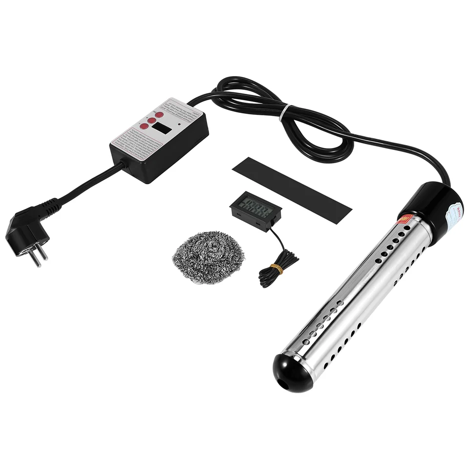 Ohrievač s ponorením 2500 W, automatický časovač ohrievača bazénov, ohrievač ponorenia bazénového vykurovania, ideálny pre zástrčku Home EÚ