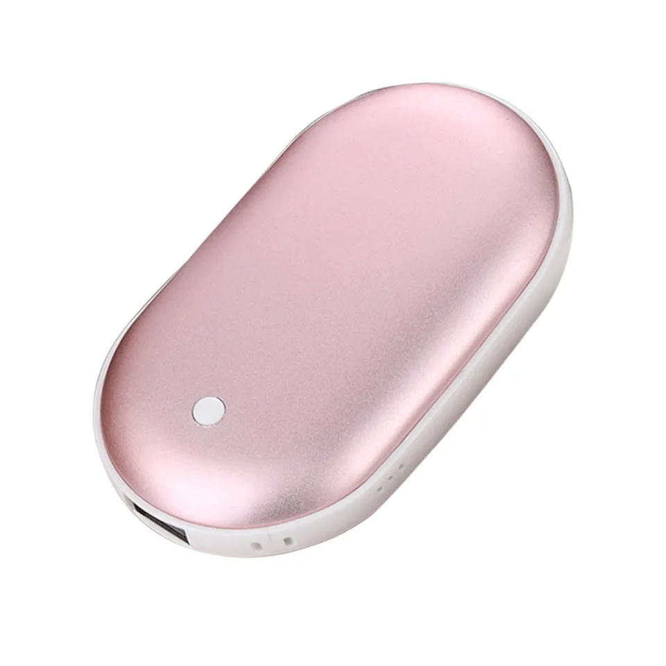 Ohrievač vrecka 2 v 1 úrovni 5 000 mAh Power Bank Handy Ohrievač Ohrievač Dvojité vykurovanie pre vonkajšie cestovanie poľovnícky kemping
