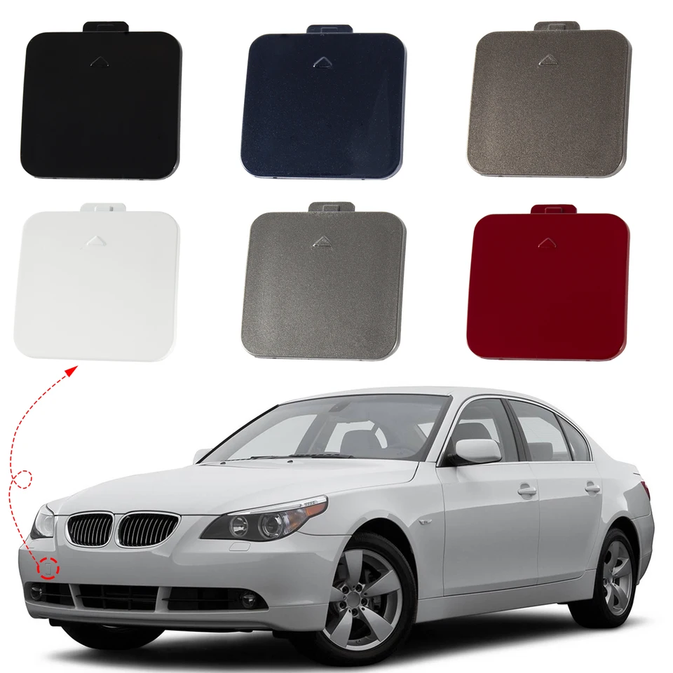 Okolo krytu vlečného háčika predného nárazníka pre BMW 5 Series E60 E61 2004 2005 2006 2007 51117111787