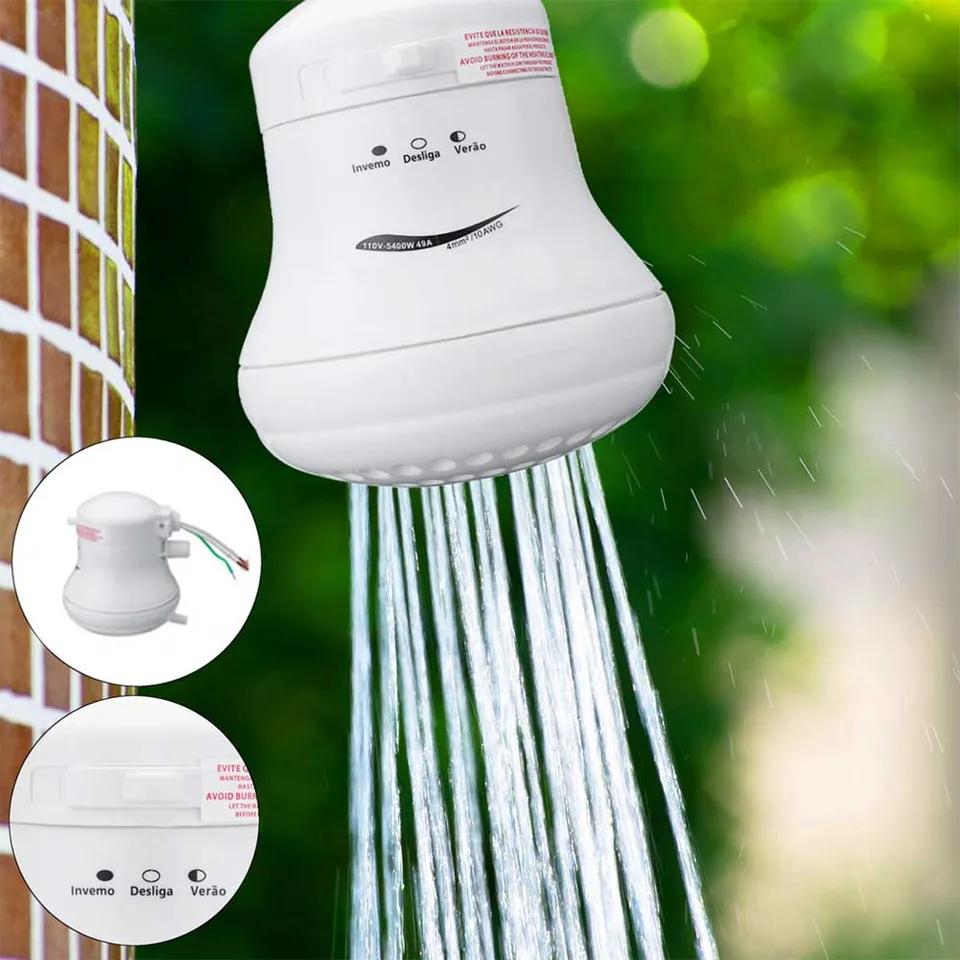 Okrúhle s hadicou držiak elektrická sprchová hlava okamžité horúce príslušenstvo vysoké napájanie