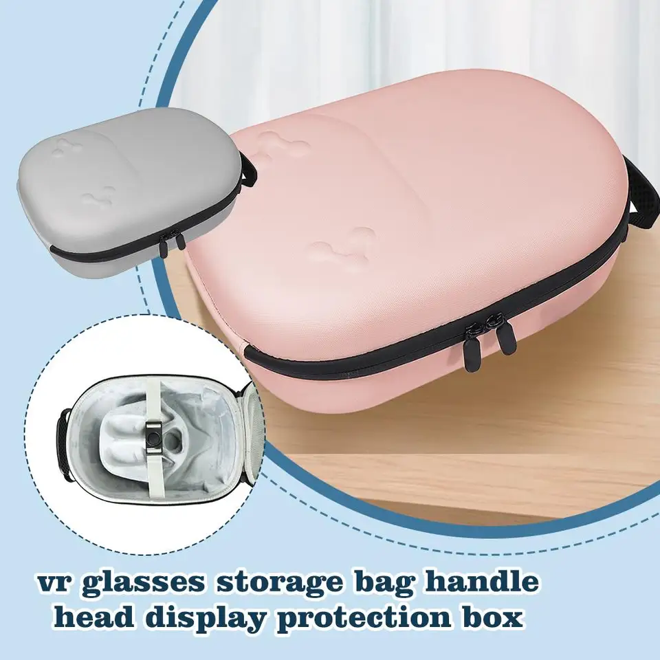 Okuliare VR rukoväte ochranné boxy vhodné pre meta quest3s špeciálna taška Eva Anti-Fall nezávislá oddiel