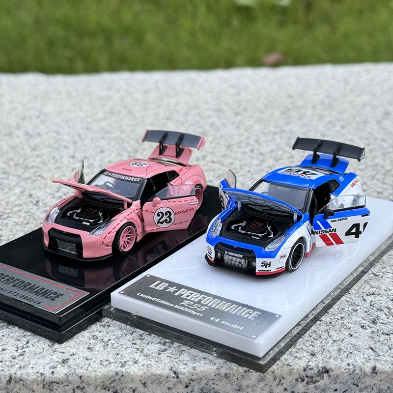 Oldtime 1/64 R35 Plne otvorený model automobilu Diecast