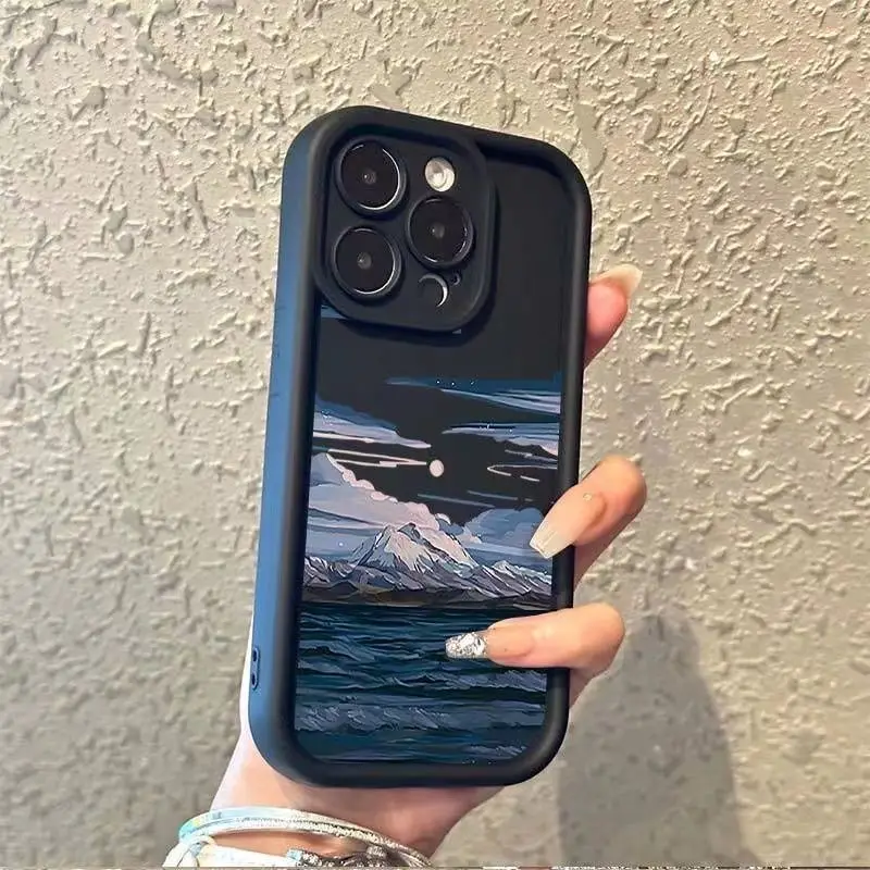 Olejomaľba mora pre Oppo A38 A58 A78 A98 A17 A16 A16K A53 A33 A32 A54 A55 A72 A73 A74 A95 A36 A36 A76 A96 A52 A52 A5 2020