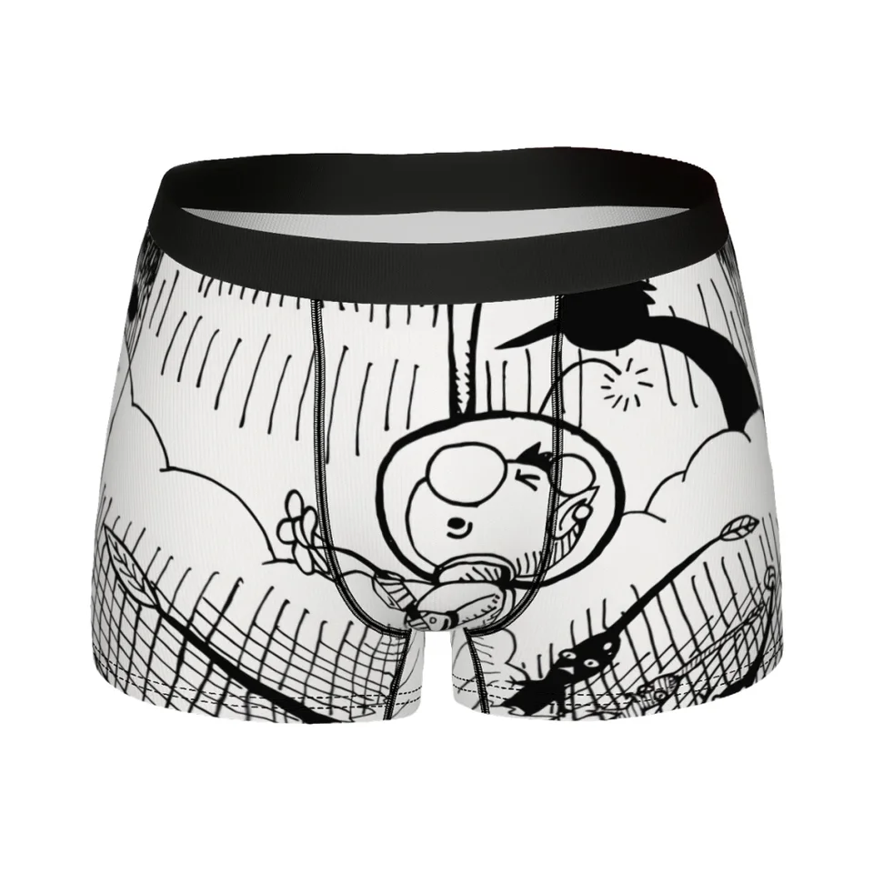 Olimar Plucking Pikmin spodky bavlnené nohavičky Muž Underwear Ventikál Shorts Boxer Briefs