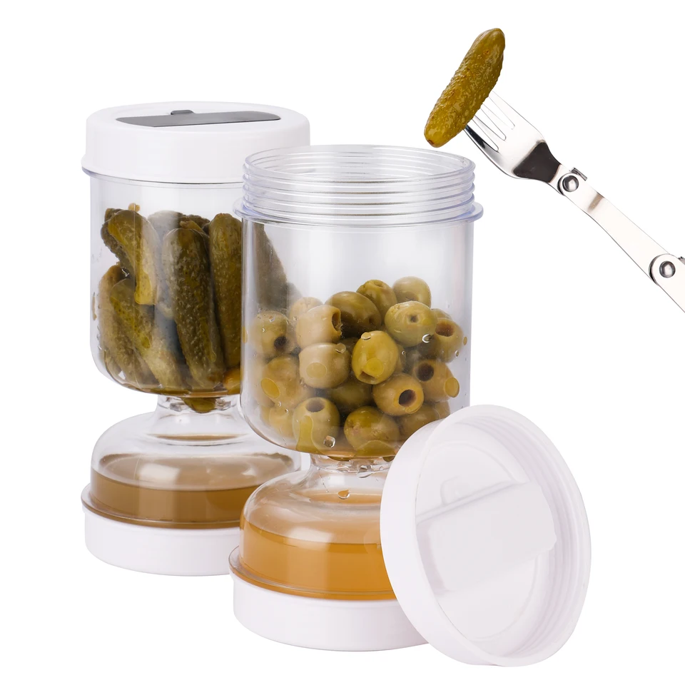 Olive and Pickle Fother Jar
