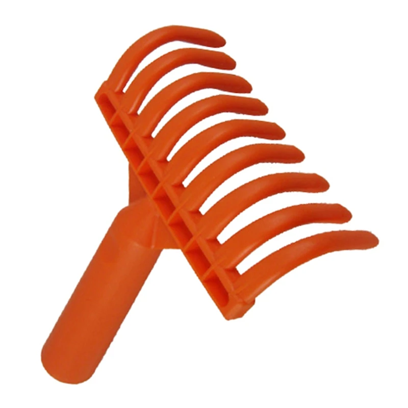 Olive Rake Heads 9-zubné hrable viacúčelové plastové lopaty hranie na olivové vyberanie záhradnícke náradie Vnútorný priemer 2,5 cm