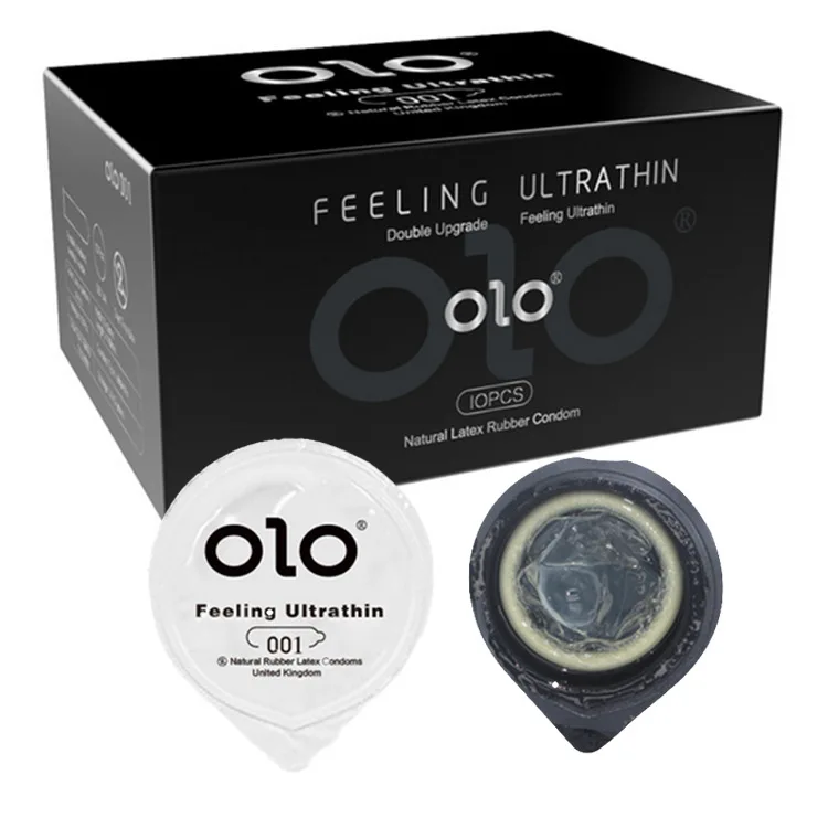 Olo ultra tenký kondóm 0,01 pocit rukávu Penis Hyalurónová kyselina gumová latex ejakulácia oneskorenie oneskorenia kondómov intímne sexuálne hračky Produkt