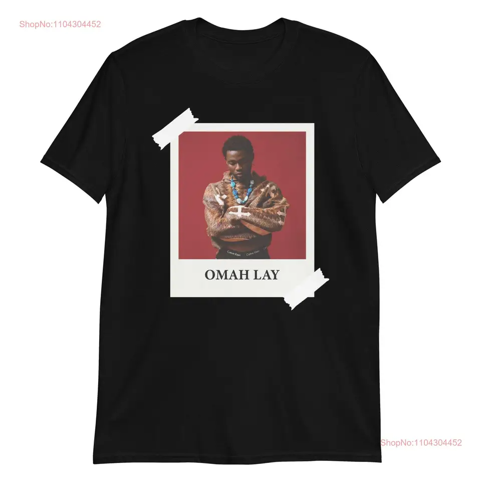 Omah Lay Tir Tritle TEE Concert Merch dlhé alebo krátke rukávy