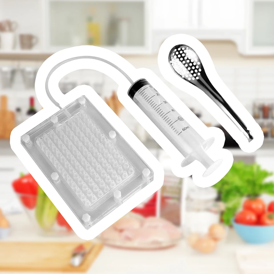 Omáčka Dispenser Transparentná molekulárna gastronómia súprav