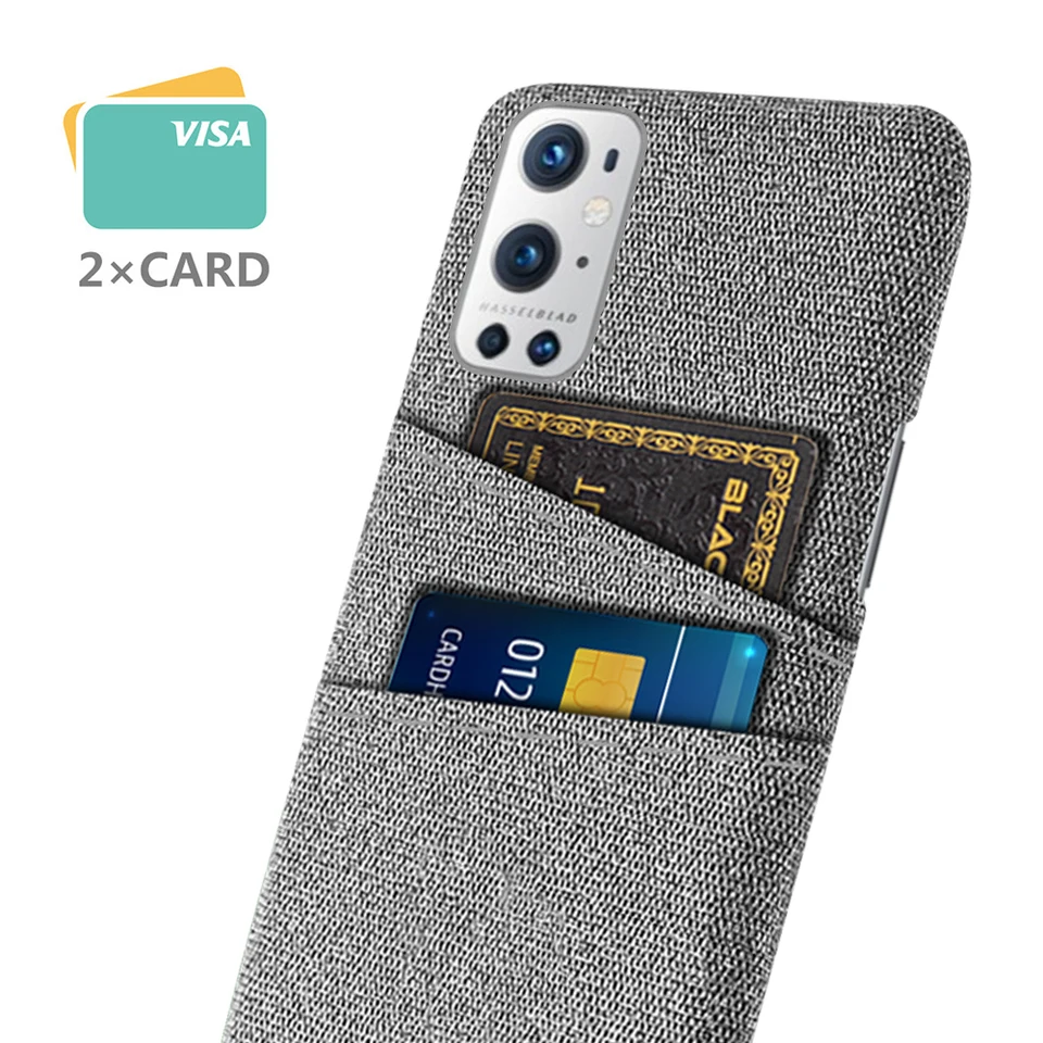 OnePlus 9 Pro Case LE2121 LE2125 ONE Plus 9 Pro Case Luxury tkanina Dual Card Teeflear pre OnePlus 9Pro 9 Pro 1+9Pro 6.7 capa