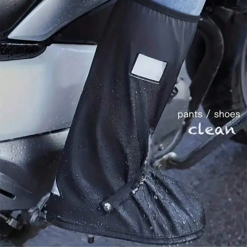 Opakovane použiteľný motocyklový skúter Dirt Rain Dažď obuv kryť nekryté zakrývanie unisexových bicyklov ochrancov pre dažďové zasnežené dni
