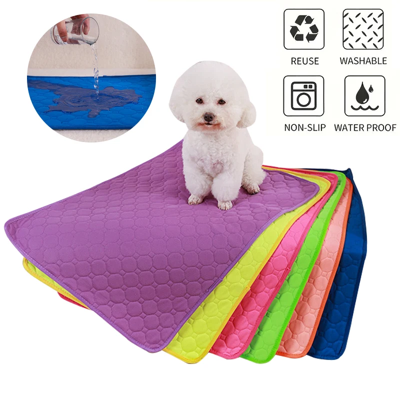 Opakovane použiteľný psie pee vankúšik absorbent super umývateľná maznáčik močka mačka mačka šteňa výcvik plienka Pet Pet Supplies na podlahovú pohovku autosedačky