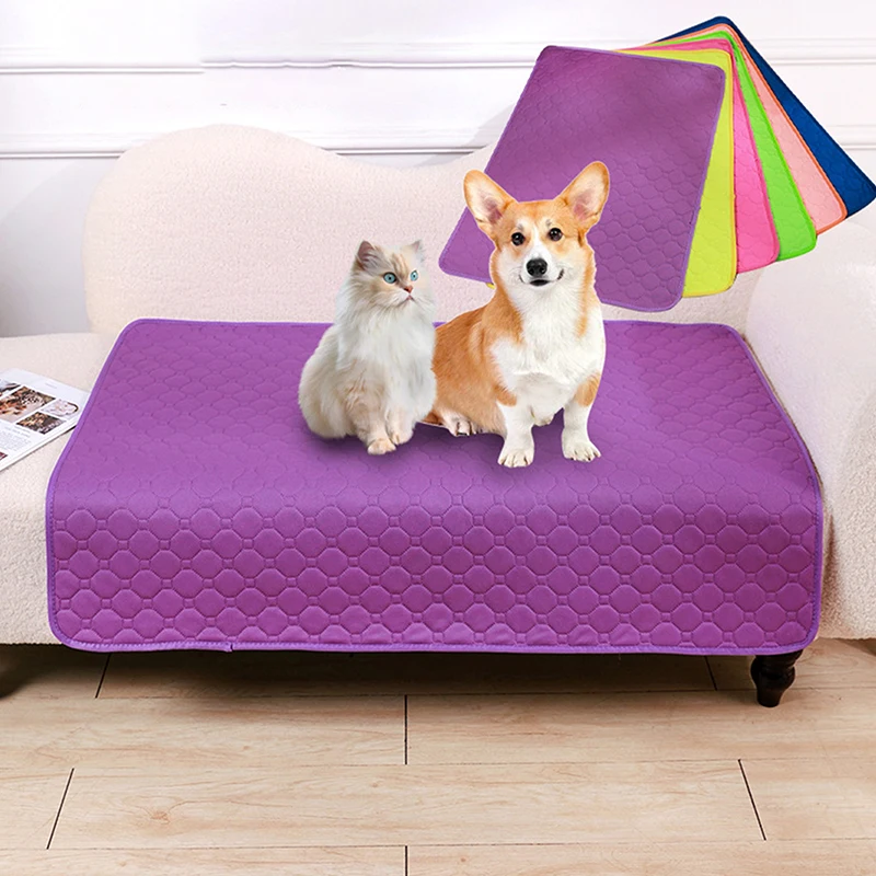 Opakovane použiteľný psí močenie vankúšikovej prikrývky Absorbentné plienky na umývateľné šteniatko Pet Pet Bed Bed Rat Moč pre domáce sedadlá