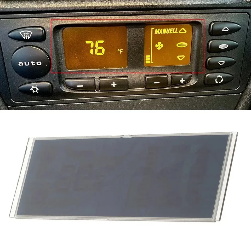 Opatrovanie Ohrievač A/C teplota klimatizácie LCD Display Screen Súprava pre opravu pre Porsche 911 (996) Boxster 986 LCD displeja obrazovky