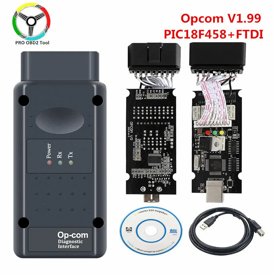 OPCOM V1.99 BLACK PCB OBD2 CAN-BUS ČÍTAŤ ČÍTATEĽ OBD2 Diagnostický skener podporuje autá 2014 OPCOM