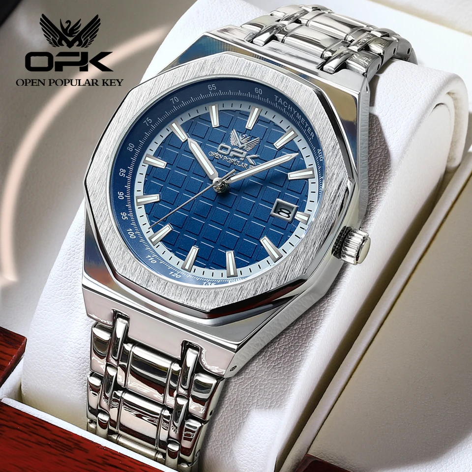 OPK Brand Single Calendar Men's Quartz Watch 8157