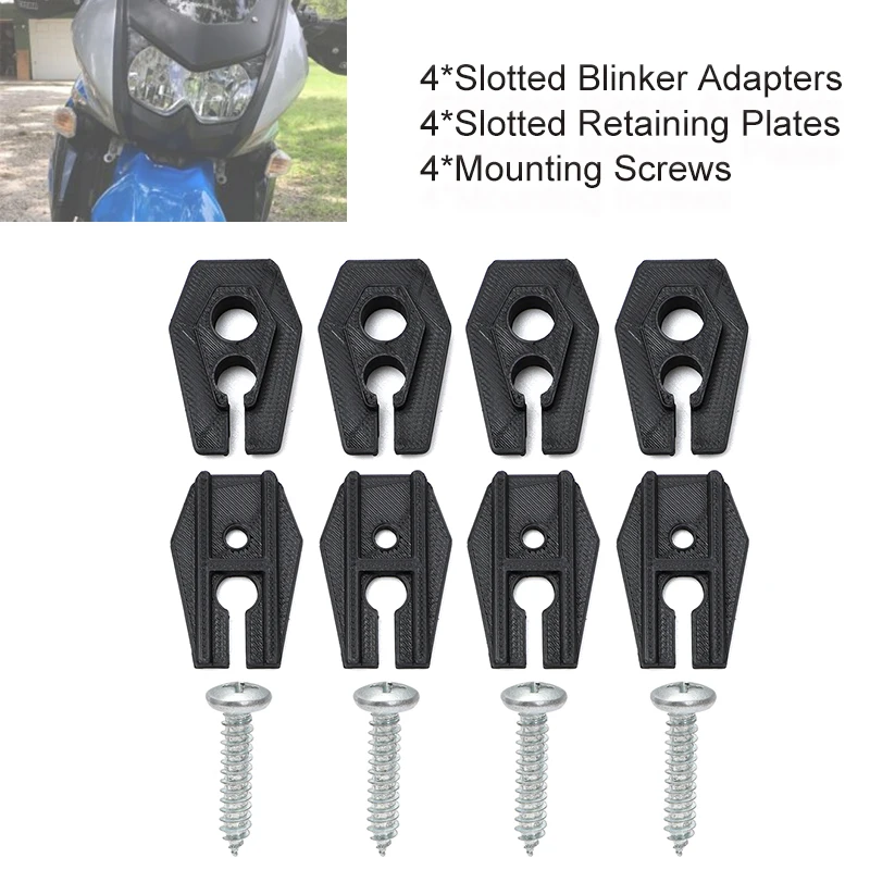 Oprava motocyklového signálu STALK STALK DELETE SIT STRACTED BLINKER FILD FOR pre Kawasaki KLR650 2008 - 2018 Gen 2 KLR 650