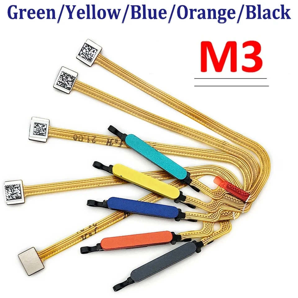 Opravte skener odtlačkov prstov pre Xiaomi Poco M3 M4 Pro F3 ID Domov tlačidlo Odtlačok prsty Vráť