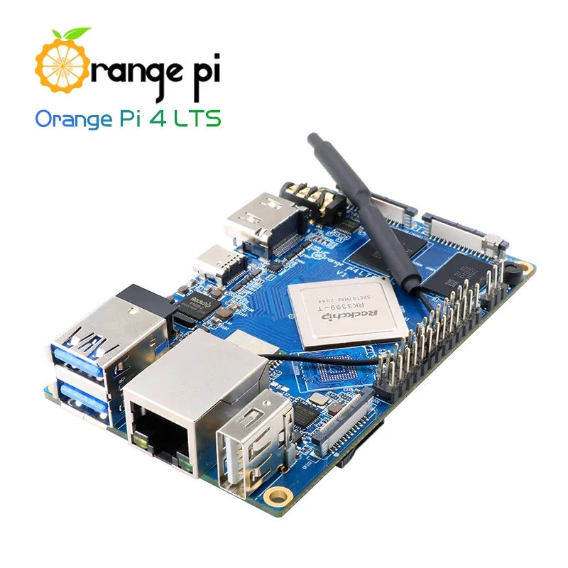 Orange Pi 4 LTS 3GB RAM Rockchip RK3399-TSUPPORT WIFI+BT5.0GIGABIT ETHERNET RUN Androidubuntubian OS